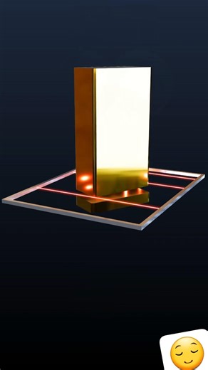 Oddly Satisfying Gold Slicing 🤤#shorts #satisfying #3d #simulation #perfectloop #viral