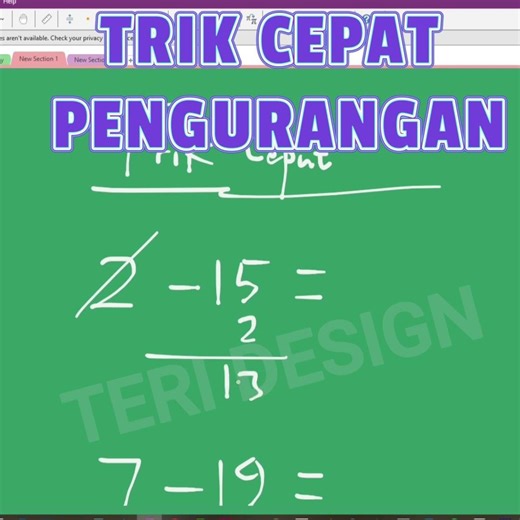 quick math subtraction tricks