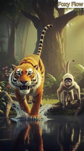 🦁 Sher Aur Bandar – The Power of Forgiveness 💫🐒 | Heart Touching Jungle Story