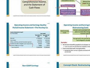 ACC 311 - CH 4 - Earnings Quality and Restructuring Costs