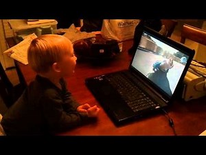 Boy loves Geico pig commercial