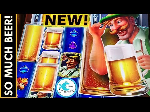 HUGE BEER WILDS! NEW! HEIDI'S BIERHAUS OKTOBERFEST SLOT MACHINE!!! THIS GAME IS SO MUCH FUN!