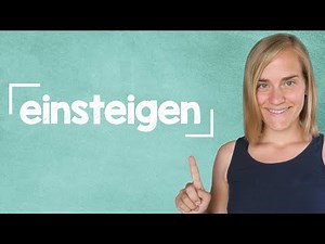 German Lesson (41) - to get on, in, out, off a bus, train, car... - A2 / B1