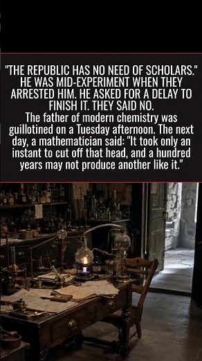 They Guillotined The Father Of Chemistry. His Name Is On The Eiffel Tower.