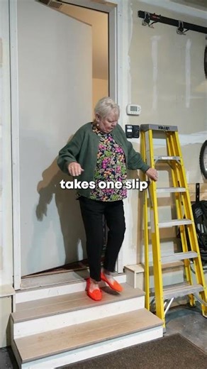 One Slip Away From Disaster #safety #handrail #home
