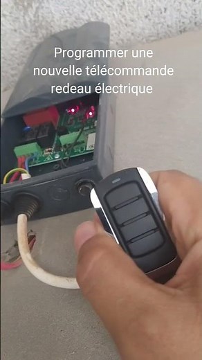 Programmer une nouvelle télécommande rideau électrique