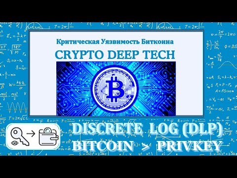 Discrete Logarithm mathematical methods and tools for recovering cryptocurrency wallets Bitcoin