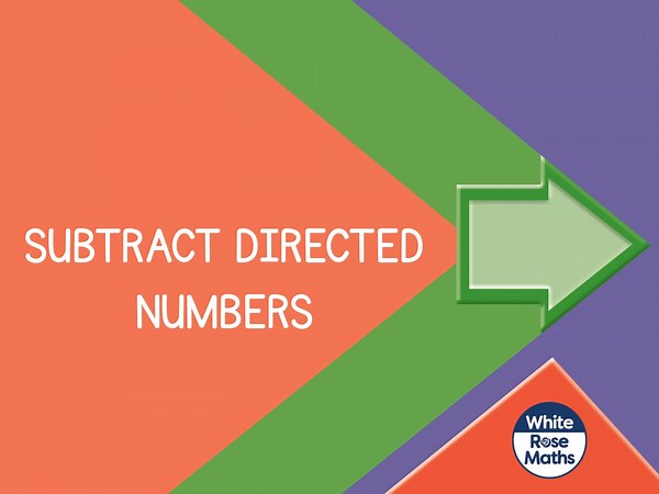Spr7.4.5 - Subtract directed numbers