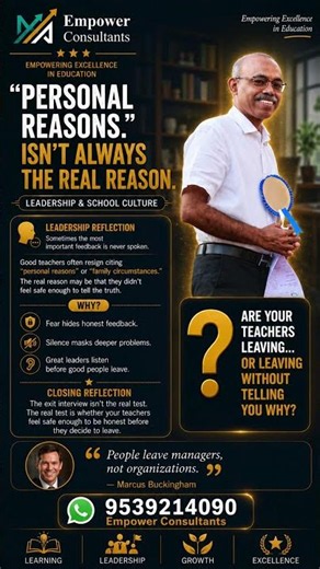 The Hidden Reason Great Teachers Leave | School Leadership Tips