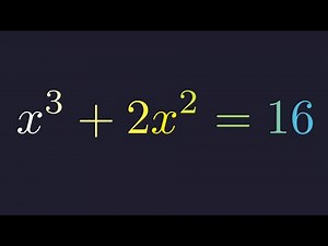 A Clever Factoring Trick for a Cubic Equation