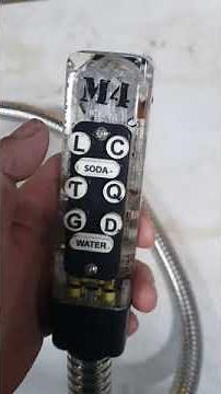 Wunderbar gun soda water continuously running