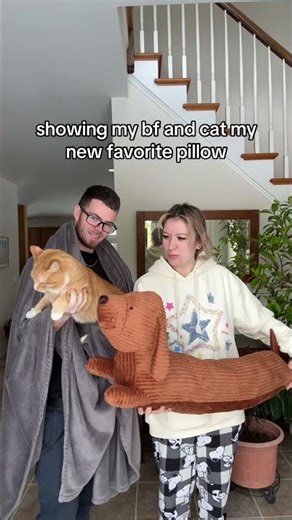 Adorable Dog Snuggles Up with Pillow #Cute #Dog #Pillow #DogsofTikTok