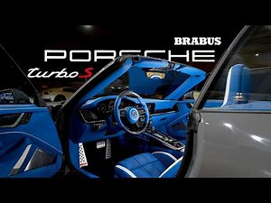 Porsche 911 Turbo S Full Grey Blue Build by BRABUS [Cinematic Walkaround] | 4K Video