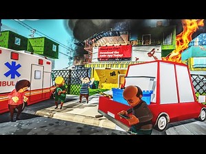 I Became a FireFighter to Save Brand New Houses from Total Disaster in EMBR Gameplay!