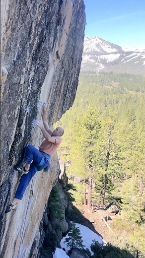 Space Invaders 5.12a✅ Lake Tahoe Sport Climbing