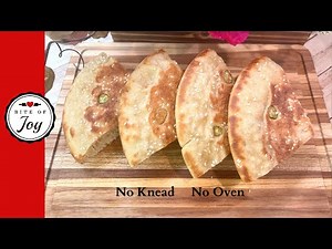 Easy and Quick Bread recipe on Stove Top - NO KNEAD - NO OVEN