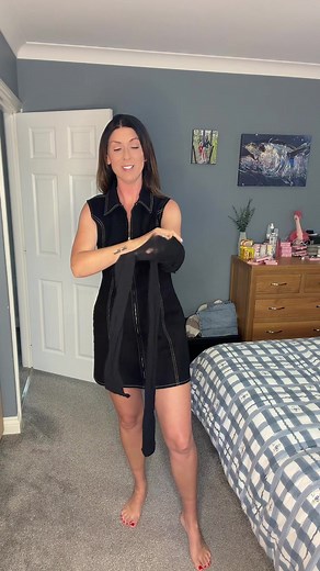 Stylish Black Dress and Tights Outfit