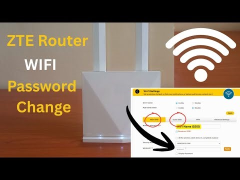 ZTE WiFi Password Change | WiFi Password Change | ZTE Router WiFi Password Change (Step-by-Step)