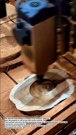 Wood Carving Process with CNC Router Machine!