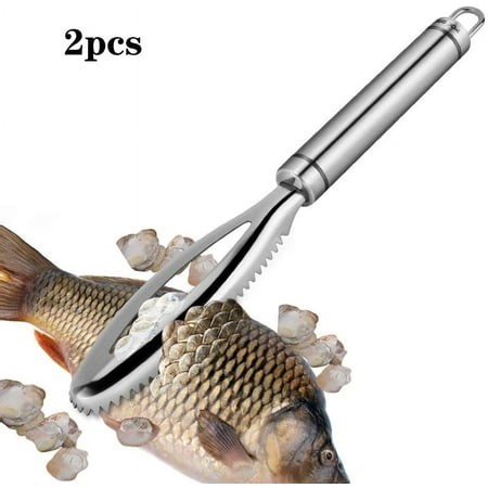 Fish Descaler Kit, 2PCS Stainless Steel Tool for Efficient Scaling & Durable Construction with Space-Saving Design - Walmart.ca