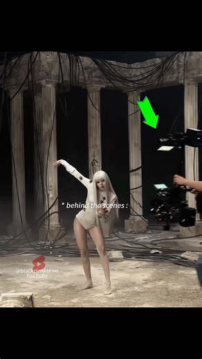 Lisa behind the scenes for Bad Angel!! ⚔️🪽 #blackpink #lisa