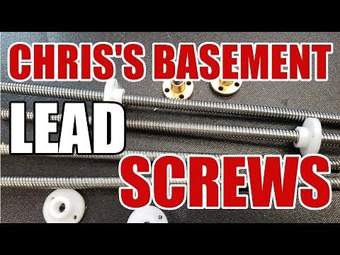 Lead Screws - Printer Upgrade - Chris's Basement