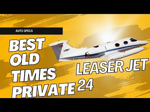 Learjet 24: Inside the Iconic Private Jet's Sleek Design and Performance | Inside Views| Auto Specs