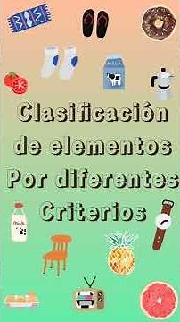 CLASIFICACIÓN para NIÑOS / COLOR, FORMA, TAMAÑO