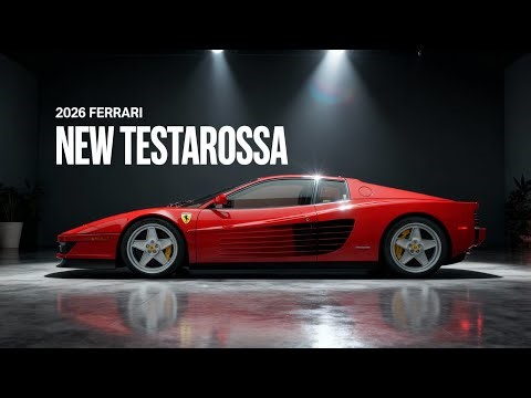 2026 Ferrari Testarossa — New V8 PHEV Flagship | Design, Performance, Price