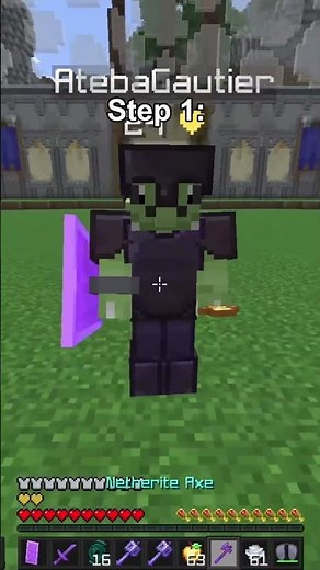 How to Stun Slam #minecraft