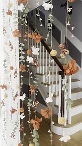 Wildflower Garland, Hanging Flowers, Wedding Flower Garland, Hanging Flower Garland, Fall Wedding Decor - Etsy