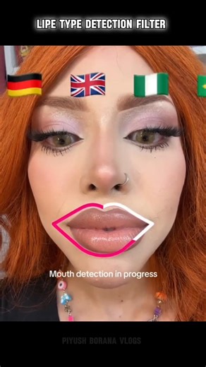 Lip Type Detection Filter 😱💯 #tutorialfilter