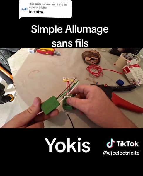 Simple Allumage Sans Fils avec Yokis