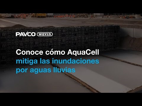 Así funciona el sistema AquaCell para mitigar inundaciones