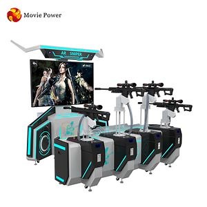 [Hot Item] 9d Vr Shoot Game Gun 4 Players Vr Simulator Ar Arcade Machine