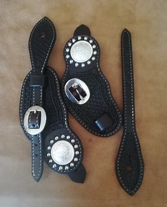 Leather Buckaroo Spur Straps Mod. Nailspots - Etsy