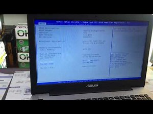 How to format asus laptop from usb !boot menu and bios setting ! Secure boot !Boot from usb !Dvd rom