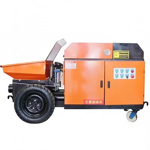[Hot Item] Mini Concrete Pump Concrete Mixer Concrete Pump Diesel Trailer Secondary Structure