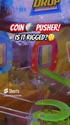 Who Can Help Me Win?🤔🏆 #CoinPusher #Arcade #Win