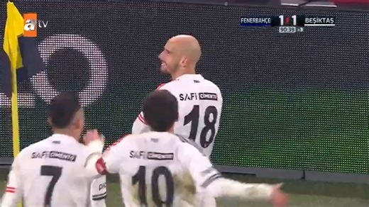 Şaka maka fenerbahçe'yi kupada deplasmana götürüp elenmesine sebep olan o gol çok büyüksün Beşiktaş!