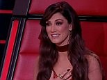 Delta Goodrem debuts sleek new brunette locks on The Voice