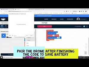 Sample Block Code to Fly Parrot Mambo