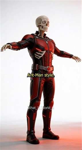 WHAT WOULD HAPPEN IF ANT-MAN WERE REAL? #skeleton #shorts