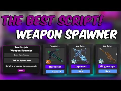 Best Mm2 Script! Weapon Spawner 💫🔥Pastebin Link | Murder Mystery 2 Latest Working 2025 📜✨