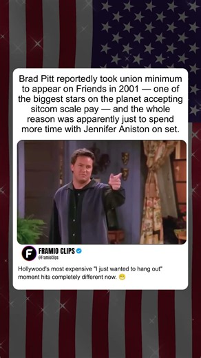 Brad Pitt's Real Reason for Joining Friends