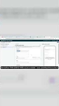 ServiceNow Mobile App: Building Hardware Asset Actions