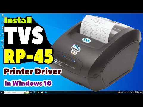 How to Download And Install TVS RP 45 Printer Driver in Windows 10 PC or Laptop
