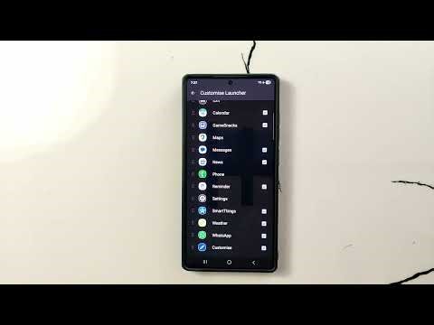 how to customize android auto launcher on samsung galaxy s25 ultra