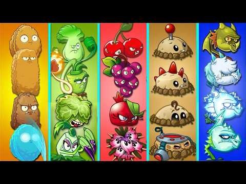 PVZ 2 - Random 20 Team Plants Battlez Vs All Zombies - Who WIll WIn?