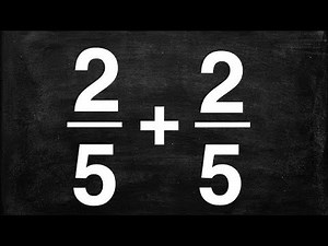 Adding Fractions with Like Denominators